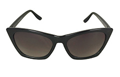 Zwart Cateye (Kattenogen) zonnebril met rand. - Design nr. 3258