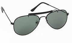 Zwarte aviator zonnebril - Design nr. 3030