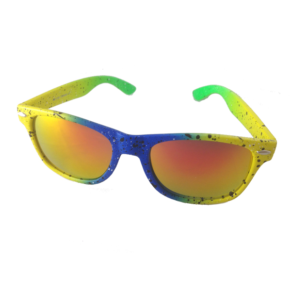 Neon jaren 80 zonnebril.
