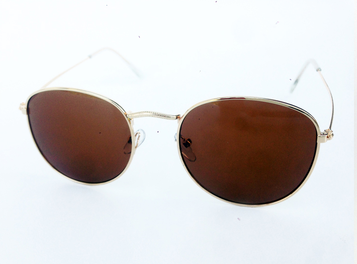 Ronde / druppelvormige zonnebril in Rayban stijl. - sunlooper.nl - billede 2