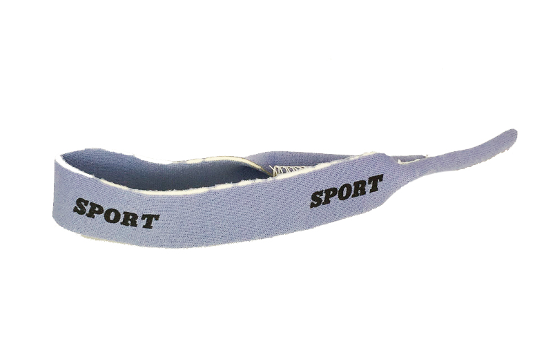 Magenta elastische sportbril.