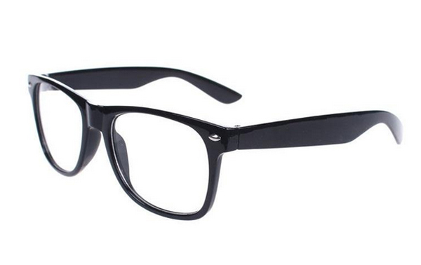 Wayfarer zonder sterkte in zwart