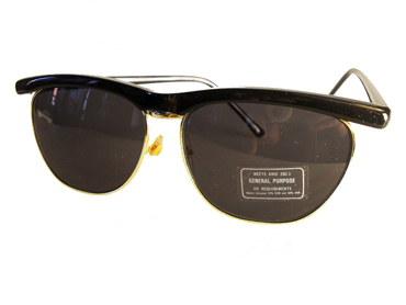 Clubmaster look in zwart 