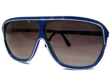 Blauwe aviator