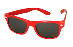 Wayfarer kinderzonnebril in rood  - Design nr. 3236