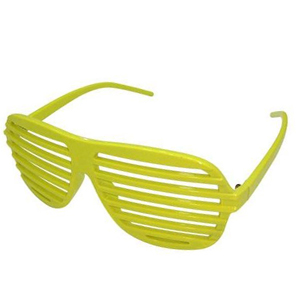 Gele shutter zonnebril  - Design nr. 777