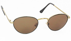 Ovale frames in een zwart goud. - Design nr. 3118