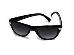Zwarte wayfarer zonnebril - Design nr. 536