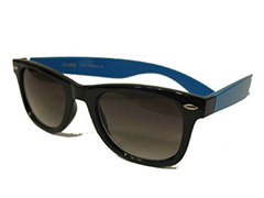 Zwart met blauwe wayfarer - Design nr. 567