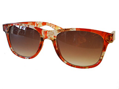 Rode Wayfarer met patroon - Design nr. 580